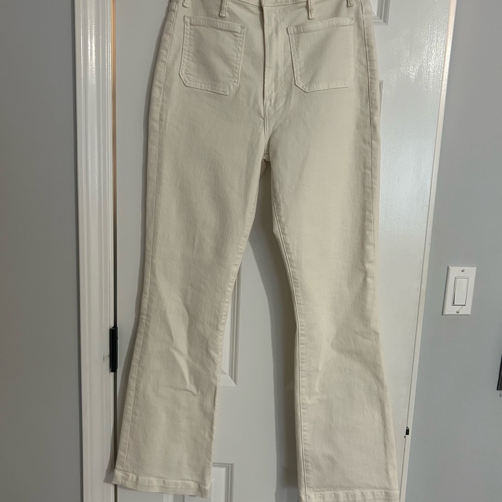MOTHER Off-White High Rise Women's Jeans